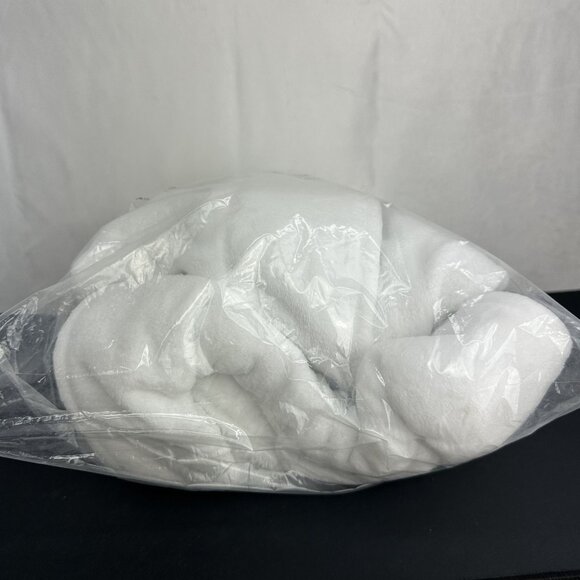 New NWT Superminky Sleep Robe Women's Size XLarge 16-18 Arctic White Solid Spa - Picture 6 of 6